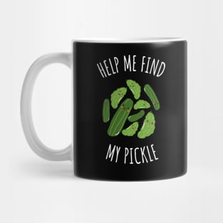 Help Me Find My Pickle Lost Pickle Funny Mug